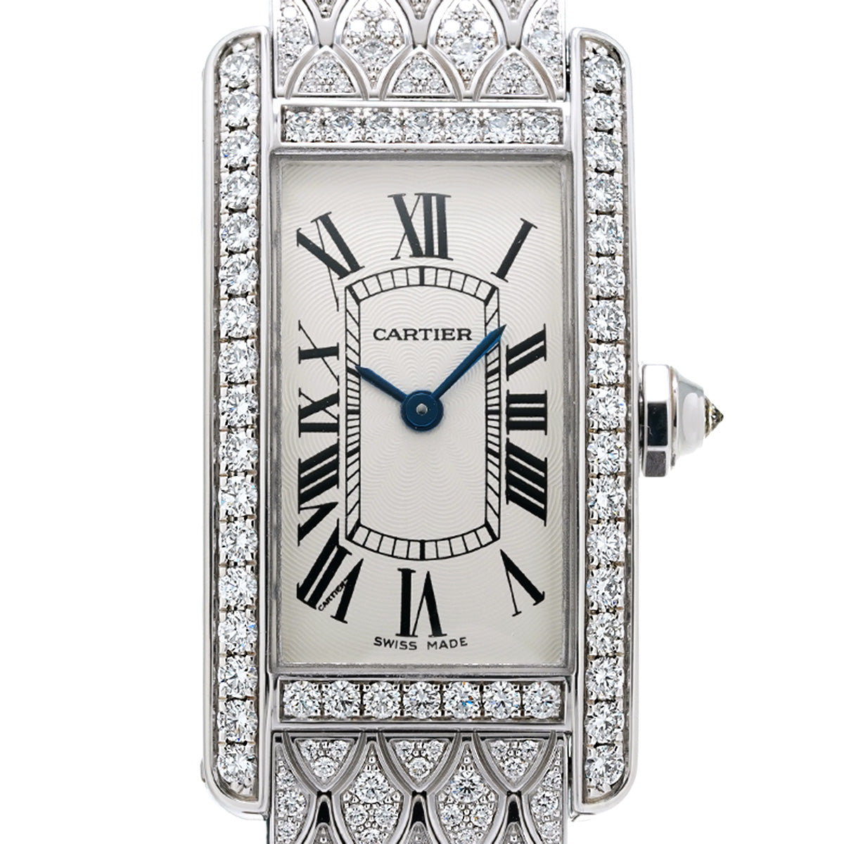 Tank American HPI00620 Silver CARTIER Ladies [Pre-owned]