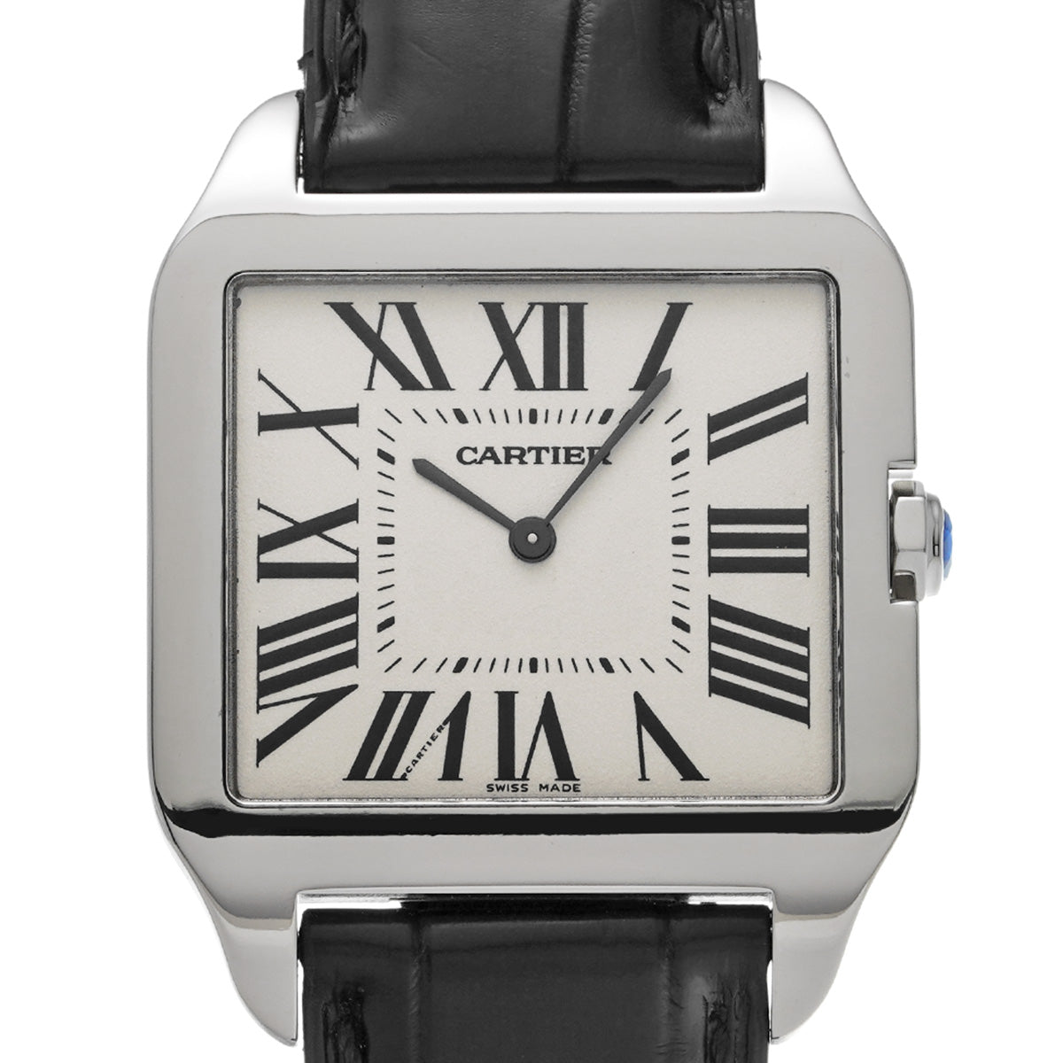 Santos Dumont LM W2007051 Silver CARTIER Men's [Pre-owned]