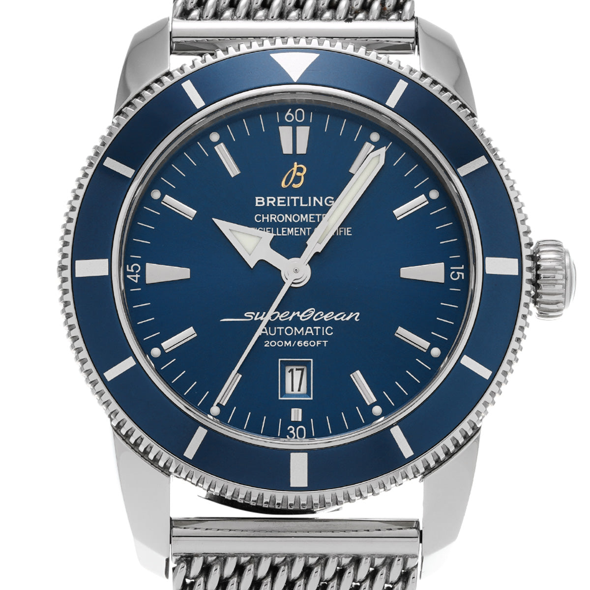 Super Ocean Heritage 46 A172C340CA Blue BREITLING Men's [Pre-Owned].