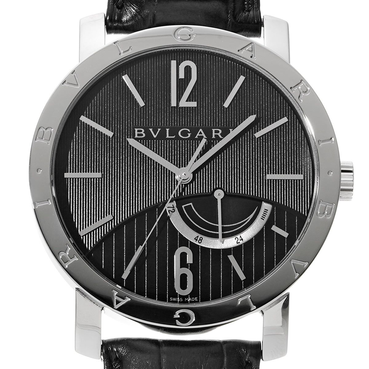 Bulgari Bulgari BB41SL Black BVLGARI Men's [Pre-owned].