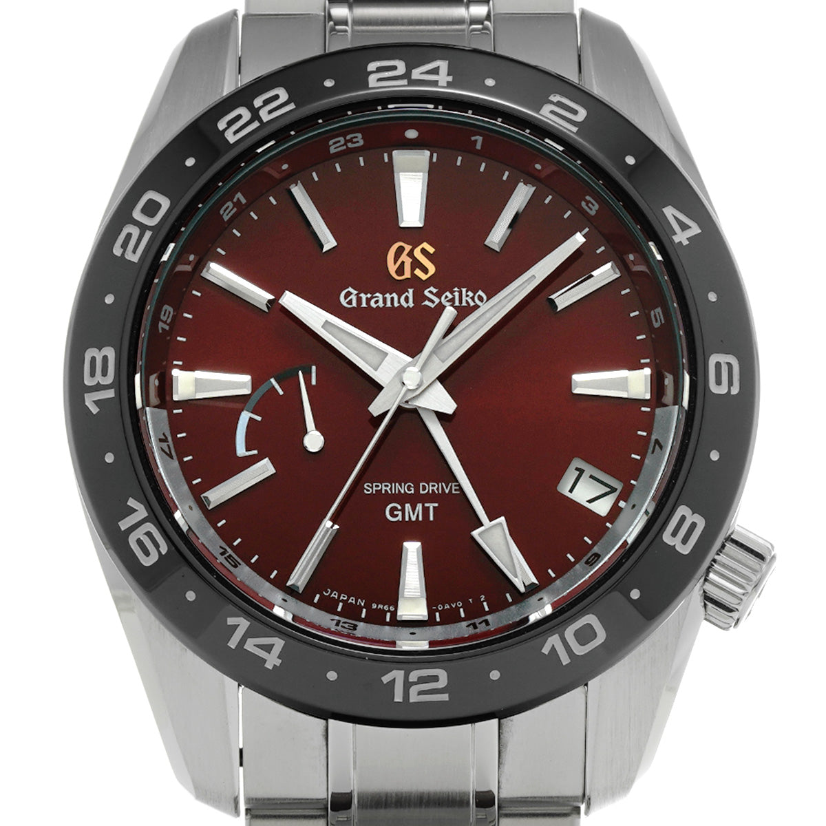Sport Collection Spring Drive GMT SBGE305 Dark Red Grand Seiko Men's [Pre-Owned].