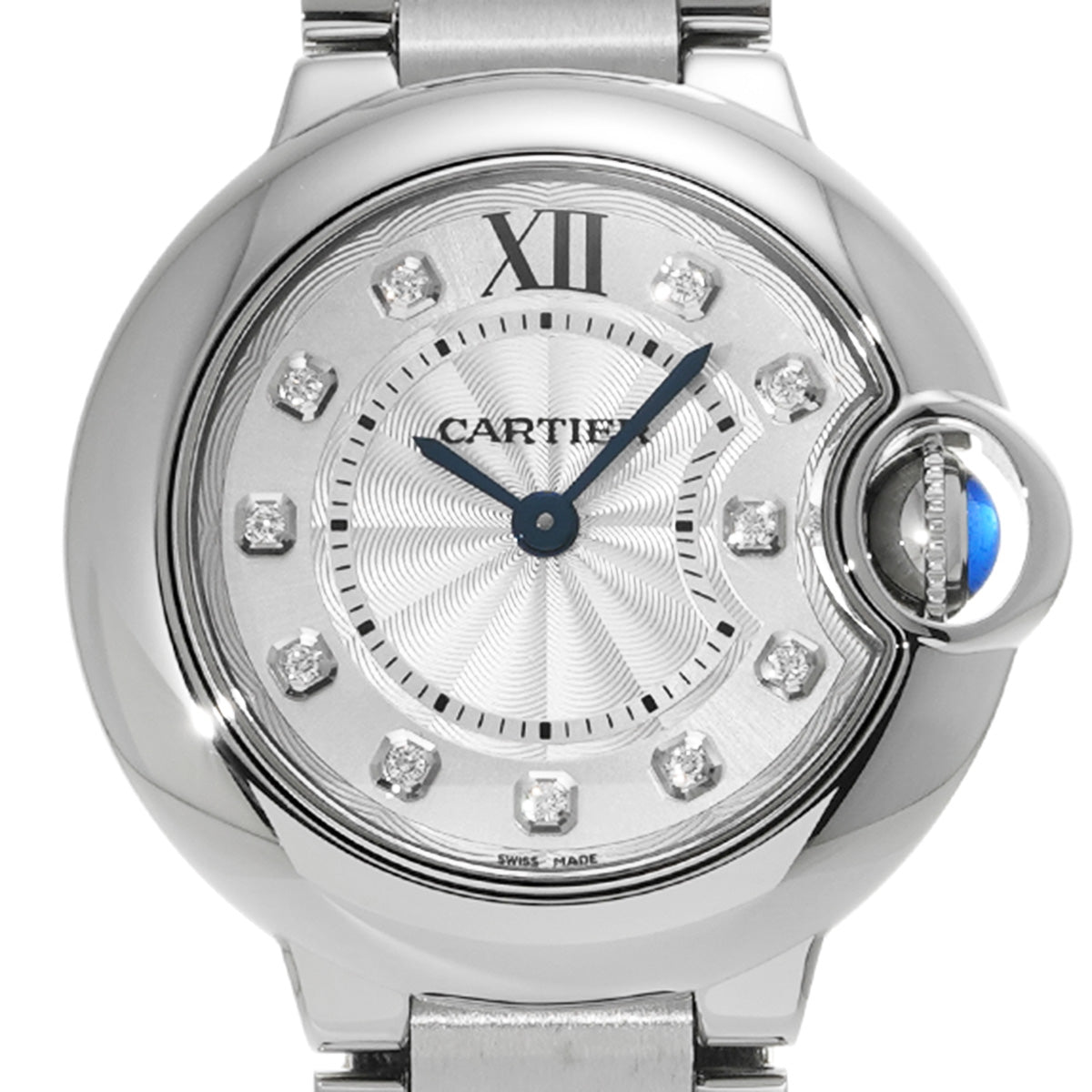 Ballon Bleu de Cartier W4BB0029 Silver/diamond CARTIER Ladies [Pre-owned]