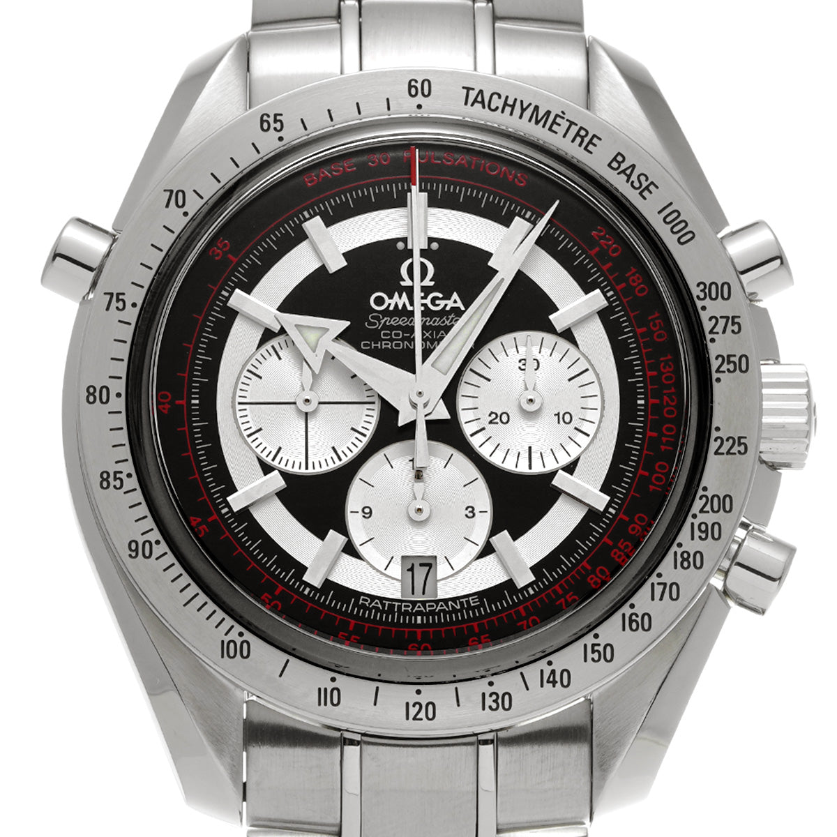 Speedmaster Broad Arrow Rattrapante 3582.51 Black/Silver OMEGA Men's [Pre-Owned].