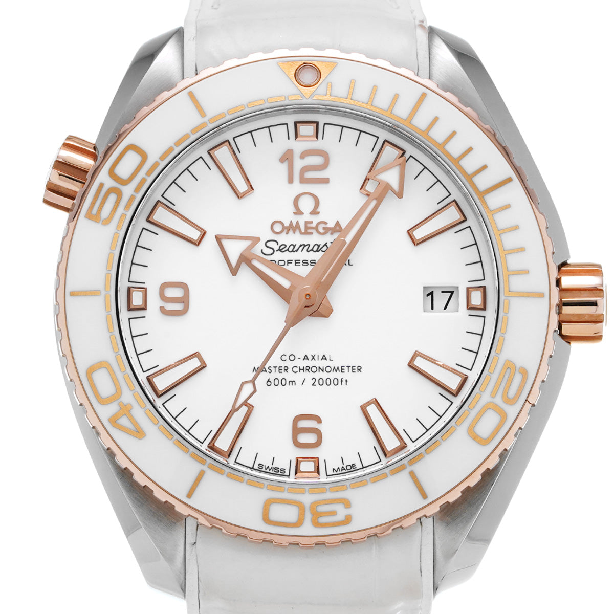 Seamaster Planet Ocean 600 Co-Axial Master Chronometer 215.23.40.20.04.001 White OMEGA Men's [pre-owned]