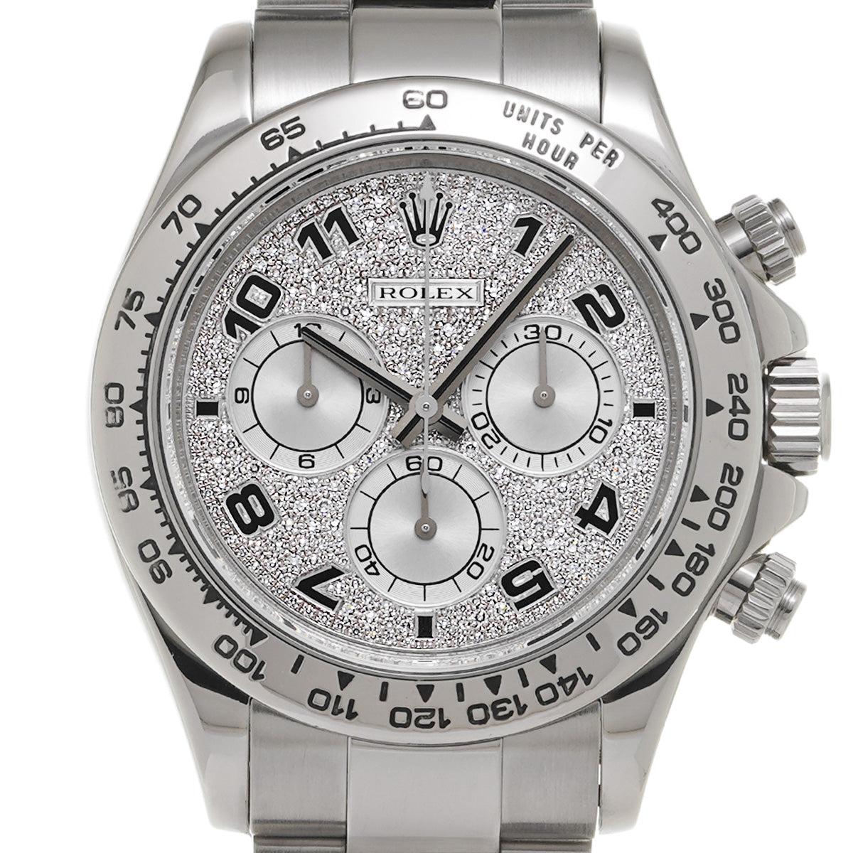 Cosmograph Daytona 116509ZEA D (manufactured around 2005) Pav Diamond/Silver ROLEX Men's [Pre-Owned].