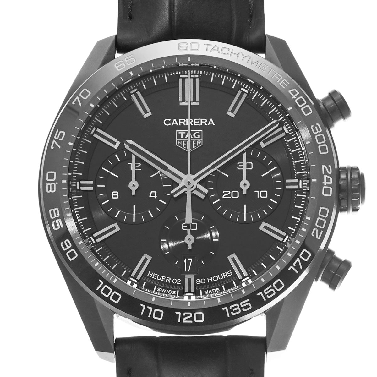 CARRERA Calibre Heuer 02 Japan Black Edition CBN2A1G.FC6501 Black TAG HEUER Men's [Pre-owned].
