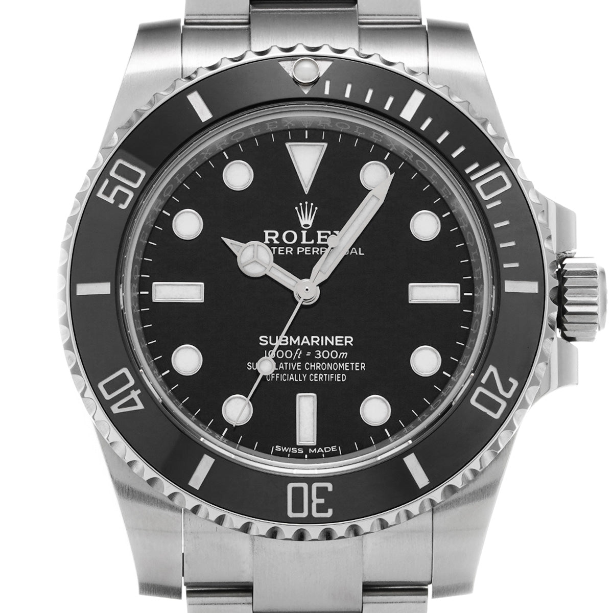 Submariner 114060 Random Serial Black ROLEX Men's [Pre-Owned].