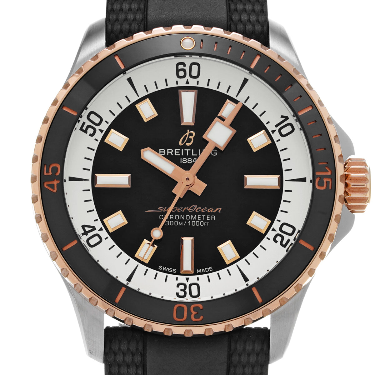 Super Ocean Automatic 42 U17375211B1S1 Black BREITLING Men's [Pre-Owned].