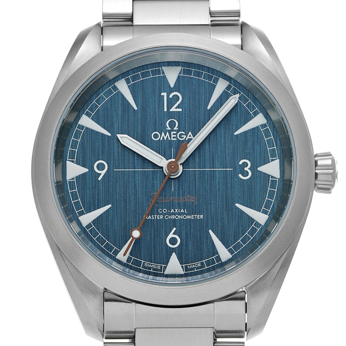 Seamaster Railmaster Co-Axial Master Chronometer 220.10.40.20.03.001 Blue OMEGA Men's [Pre-Owned].