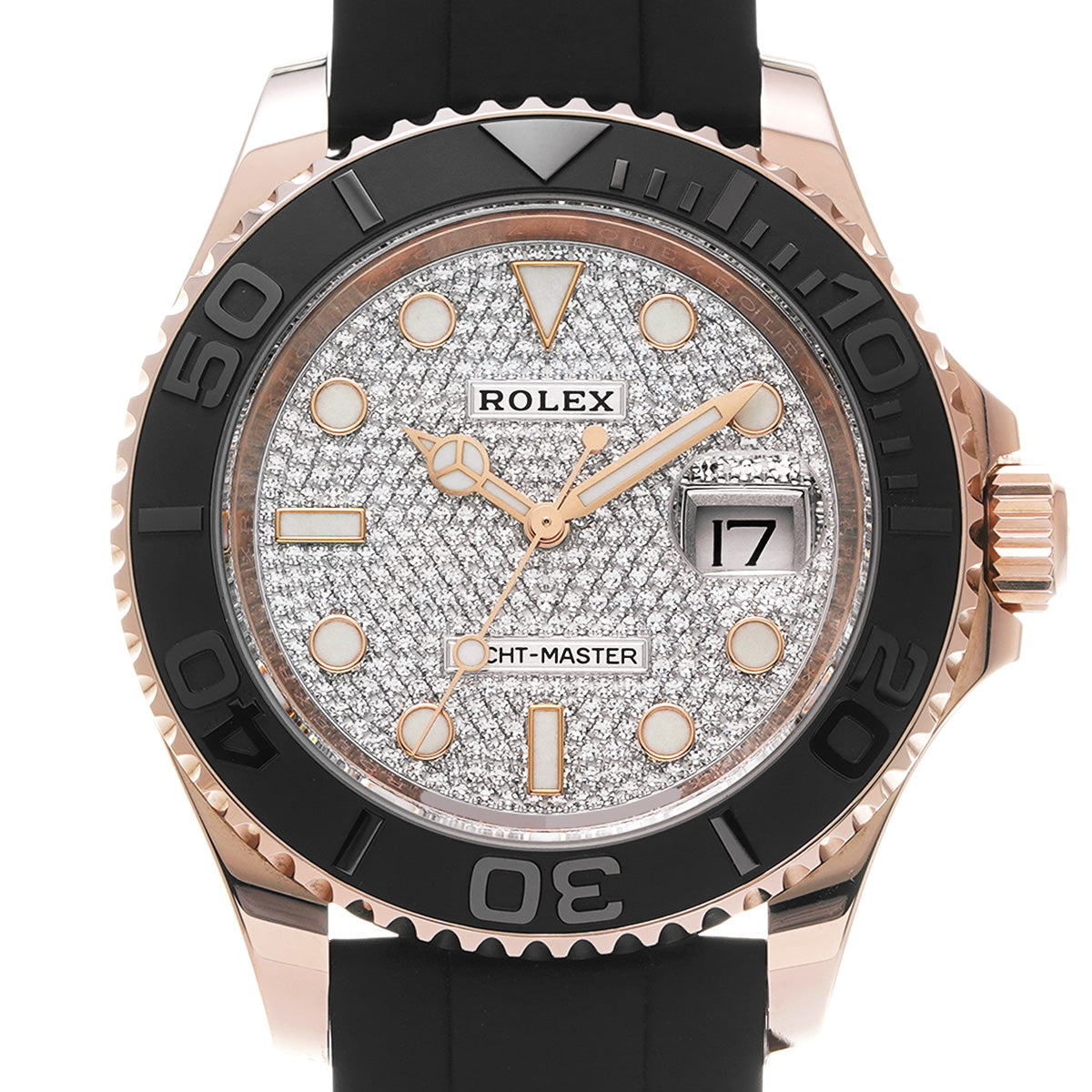 Yacht-Master 40 116655 Random Serial Silver/Diamond ROLEX Men's [Pre-Owned].