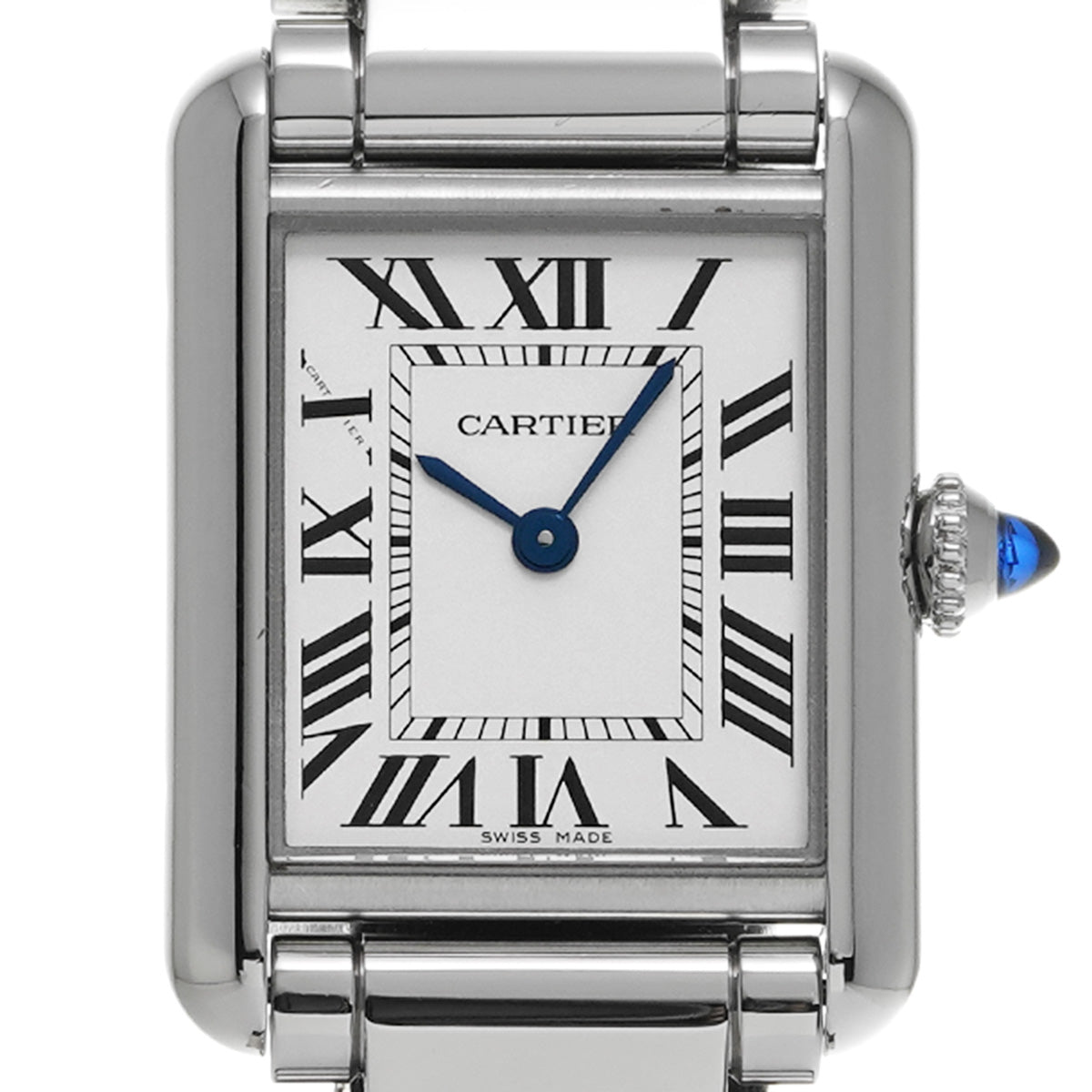 Tank Must SM WSTA0051 Silver CARTIER Ladies [Pre-owned]