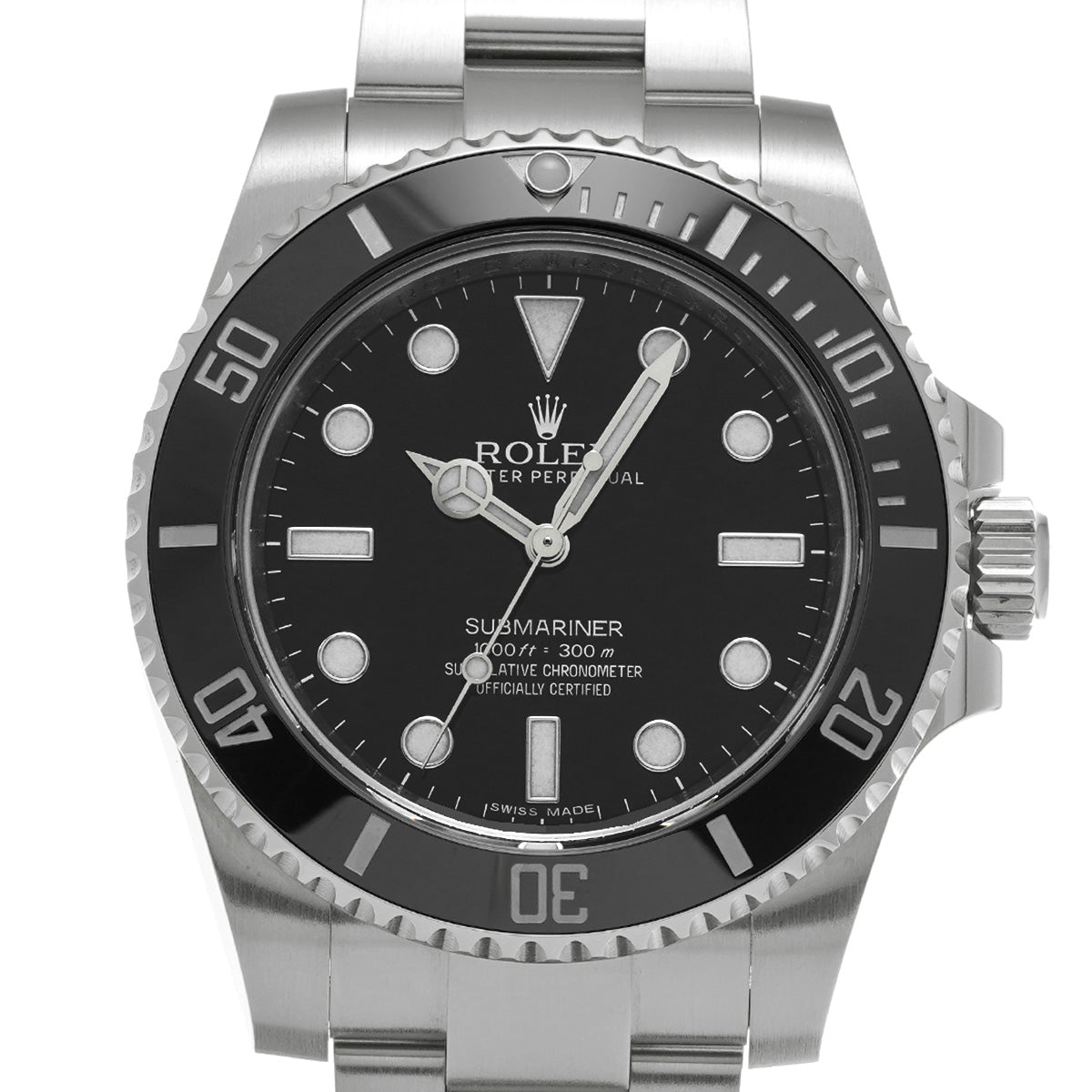 Submariner 114060 Random Serial Black ROLEX Men's [Pre-Owned].