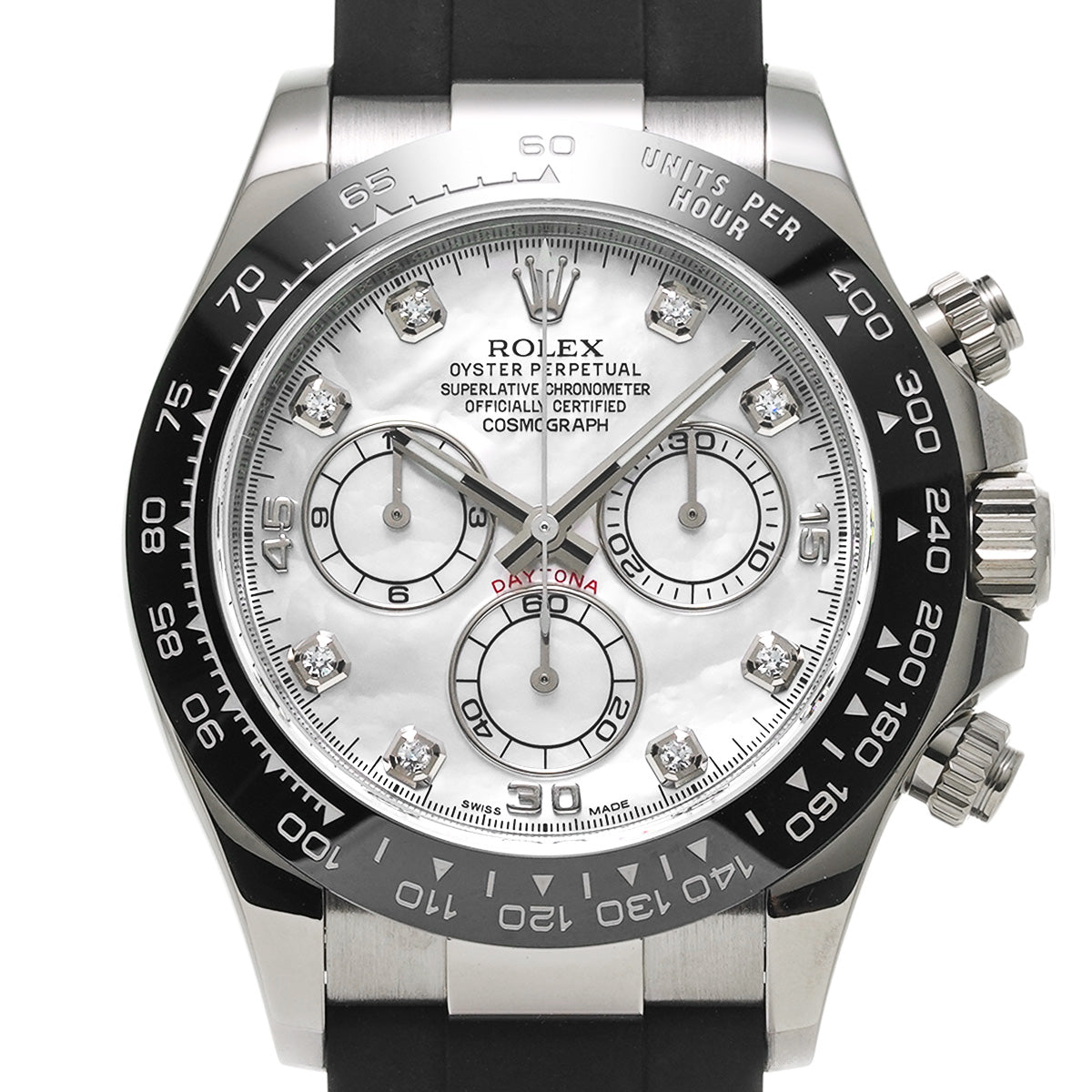 Cosmograph Daytona 116519LNNG Random Serial White MOP/Diamond ROLEX Men's [Pre-Owned].