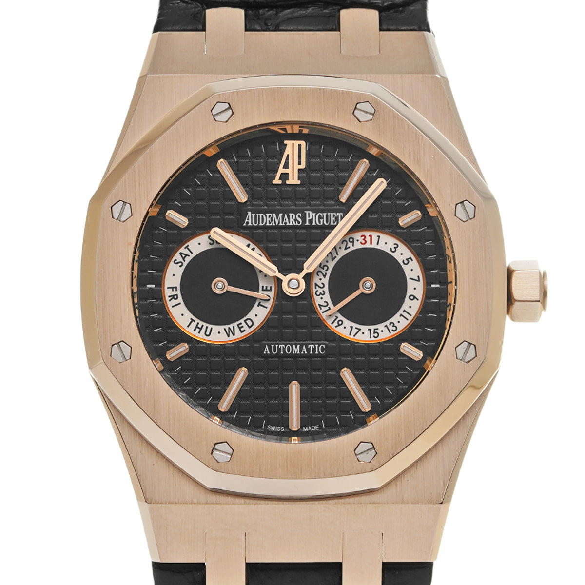 Royal Oak Day Date 26330OR.OO.D088CR.01 Black AUDEMARS PIGUET Men's [Pre-Owned].