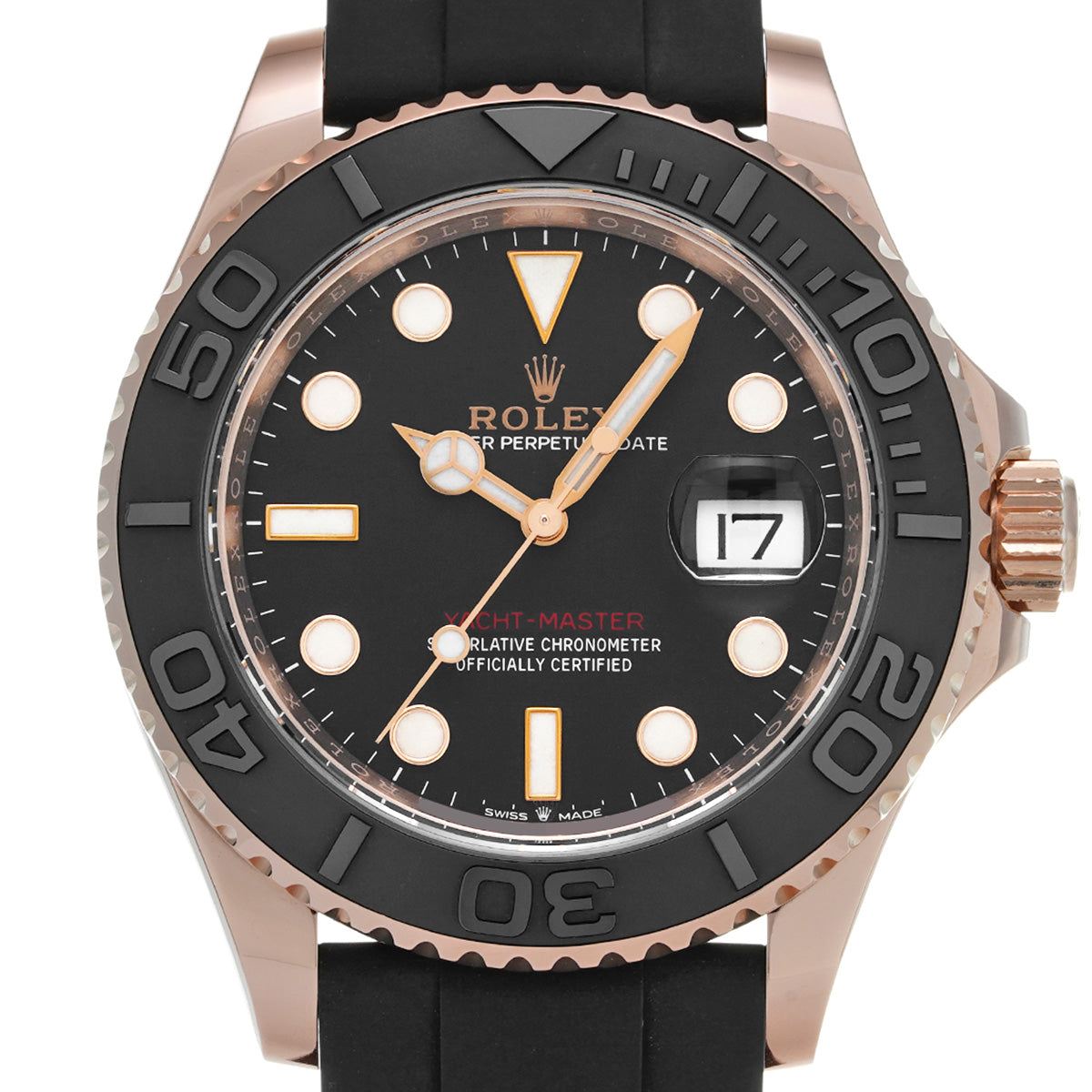 Yacht-Master 40 126655 Random Serial Black ROLEX Men's [Pre-Owned].