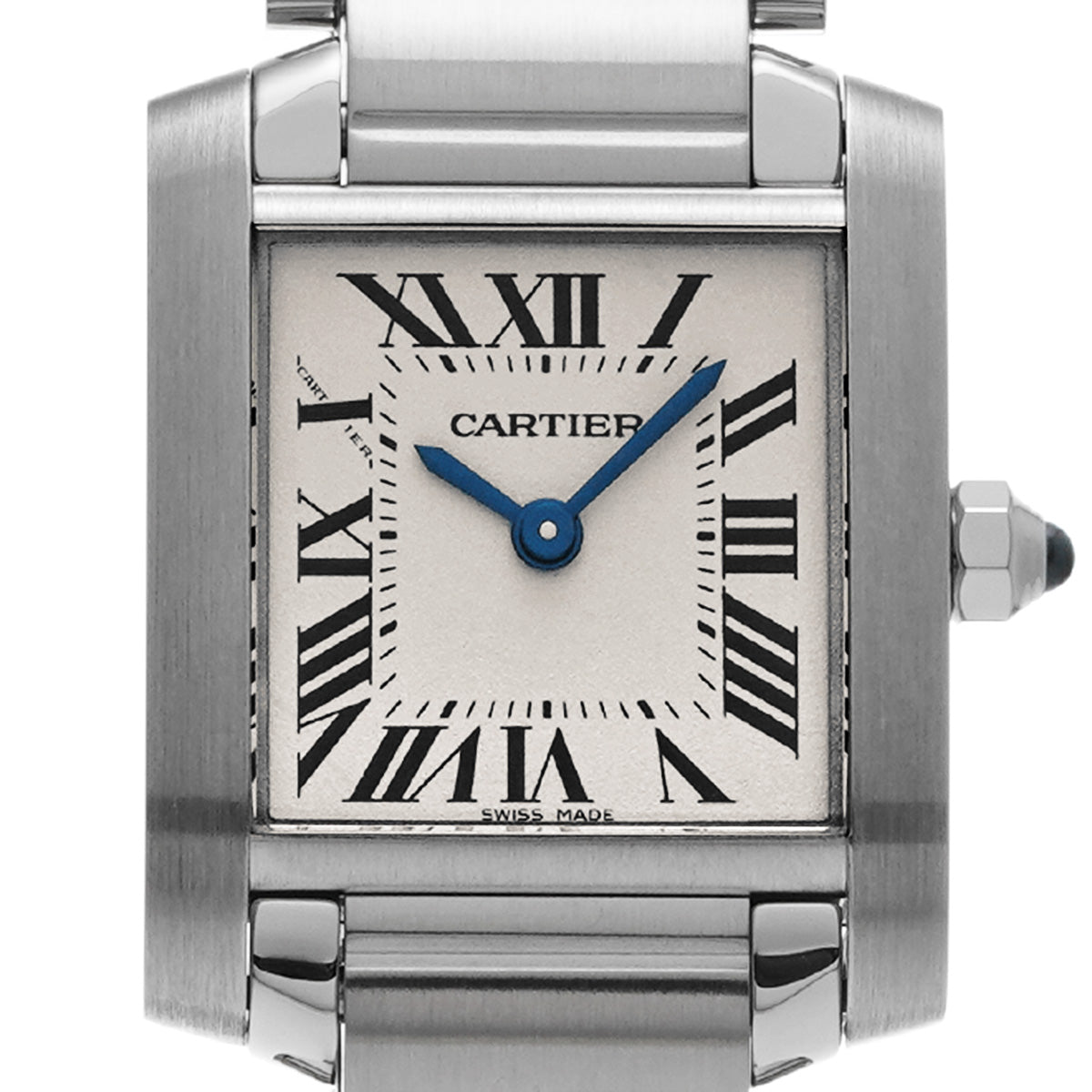 Tank Francaise SM W51008Q3 Silver CARTIER Ladies [Pre-owned]