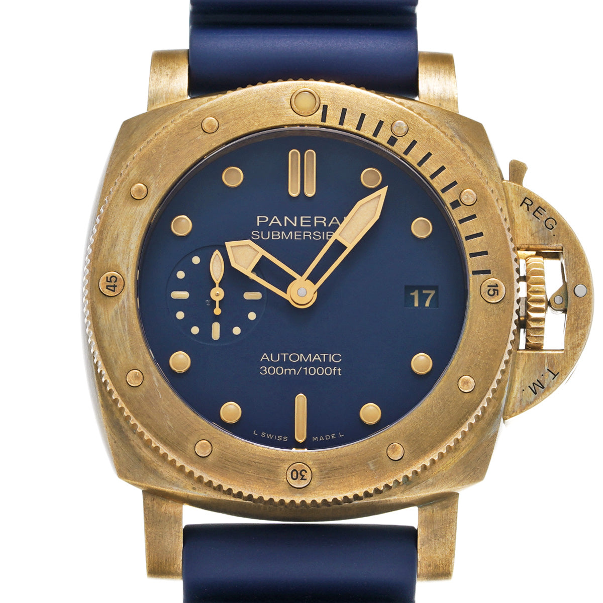 Submersible Bronzo Blue Abisso PAM01074 Number X (manufactured in 2021) Blue PANERAI Men's [Pre-Owned]