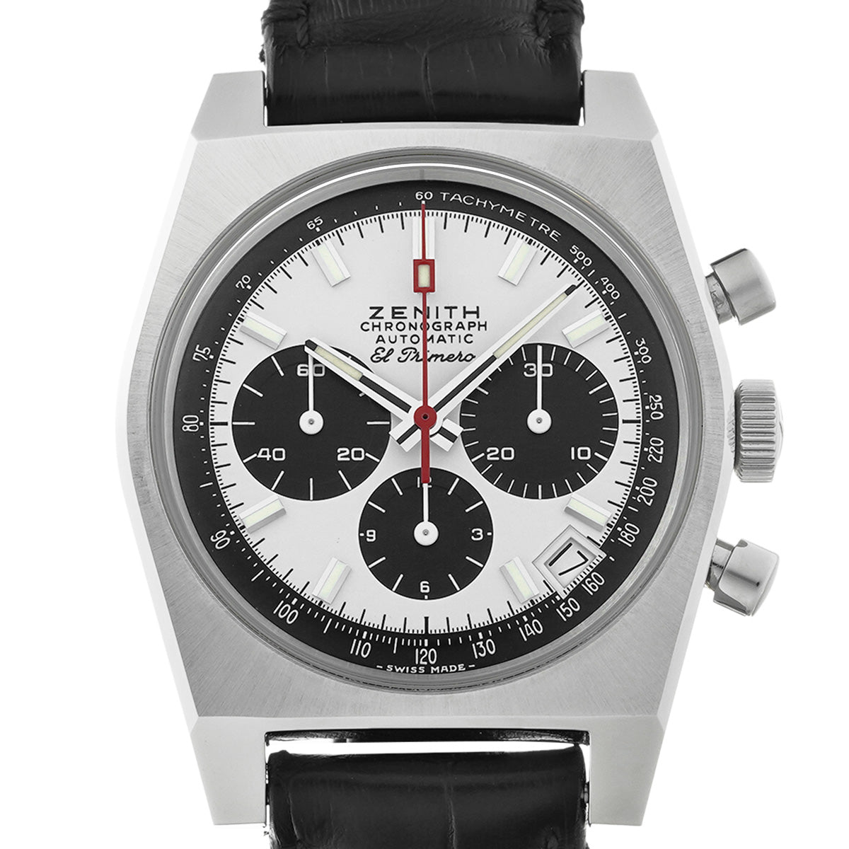 03.A384.400/21.C815 Chronomaster A384 Revival White/Black ZENITH Men's [Pre-Owned].
