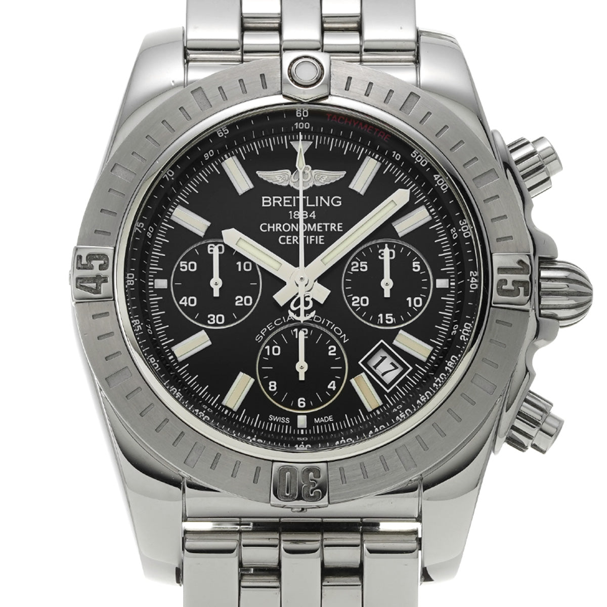 Chronomat 44 Special AB011511/BF70 Black BREITLING Men's [Pre-Owned].