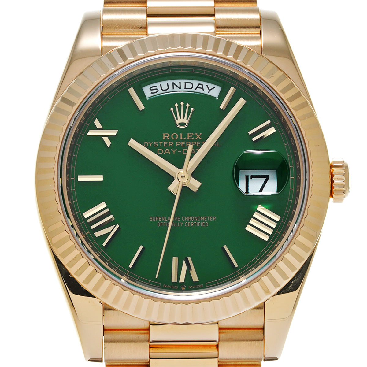 Day Date 40 228238 Random Serial Green ROLEX Men's [Pre-Owned].