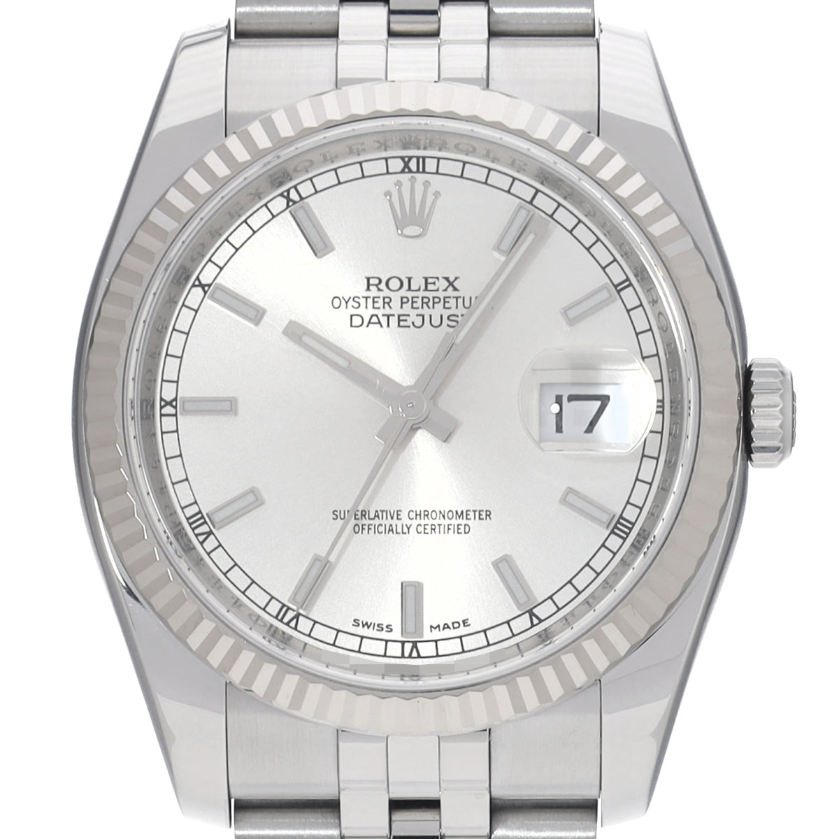 DATE JUST 116234 M (made around 2008) Silver ROLEX Men's [Pre-Owned].