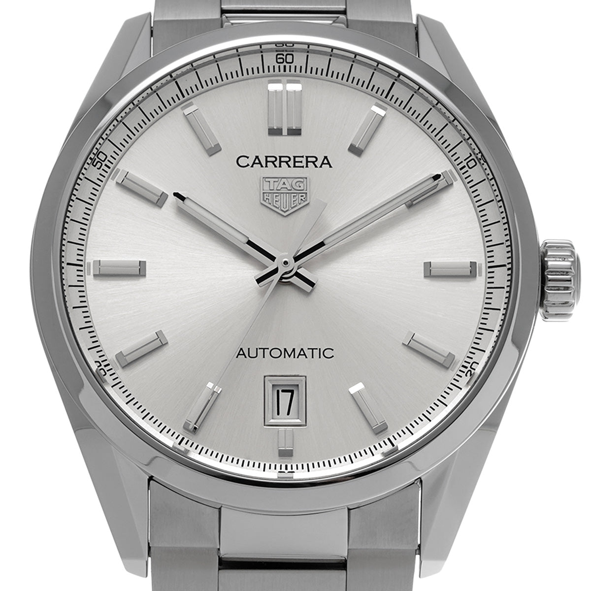 CARRERA Calibre 5 WBN2111.BA0639 Silver TAG HEUER Men's [Pre-Owned].