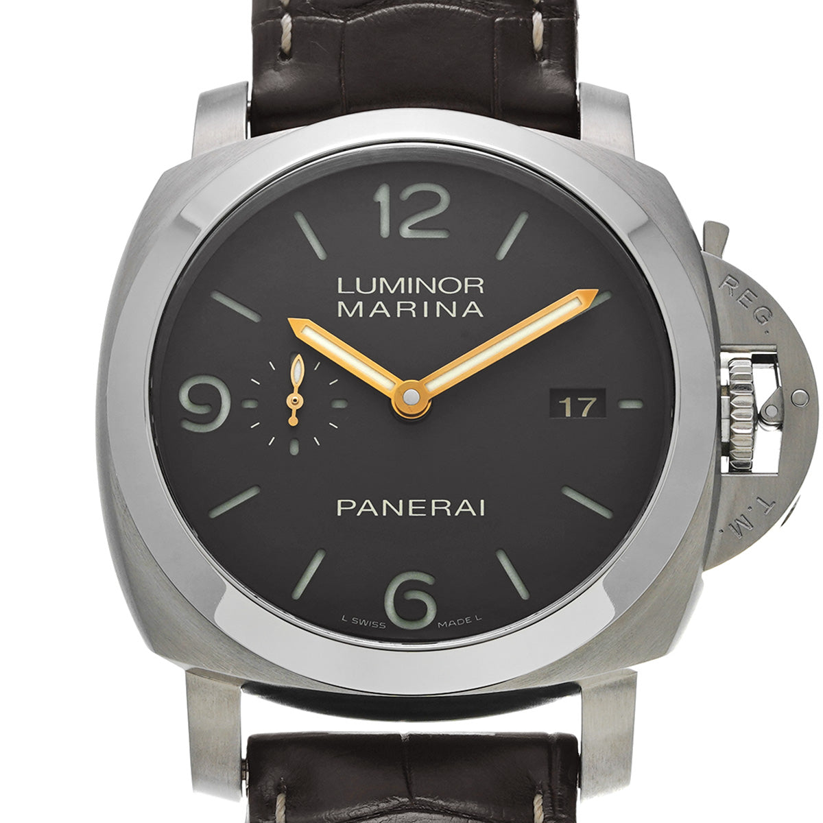 Luminor Marina 1950 3 Days Titanio PAM00351 S No. (manufactured in 2016) Brown PANERAI Men's [pre-owned].