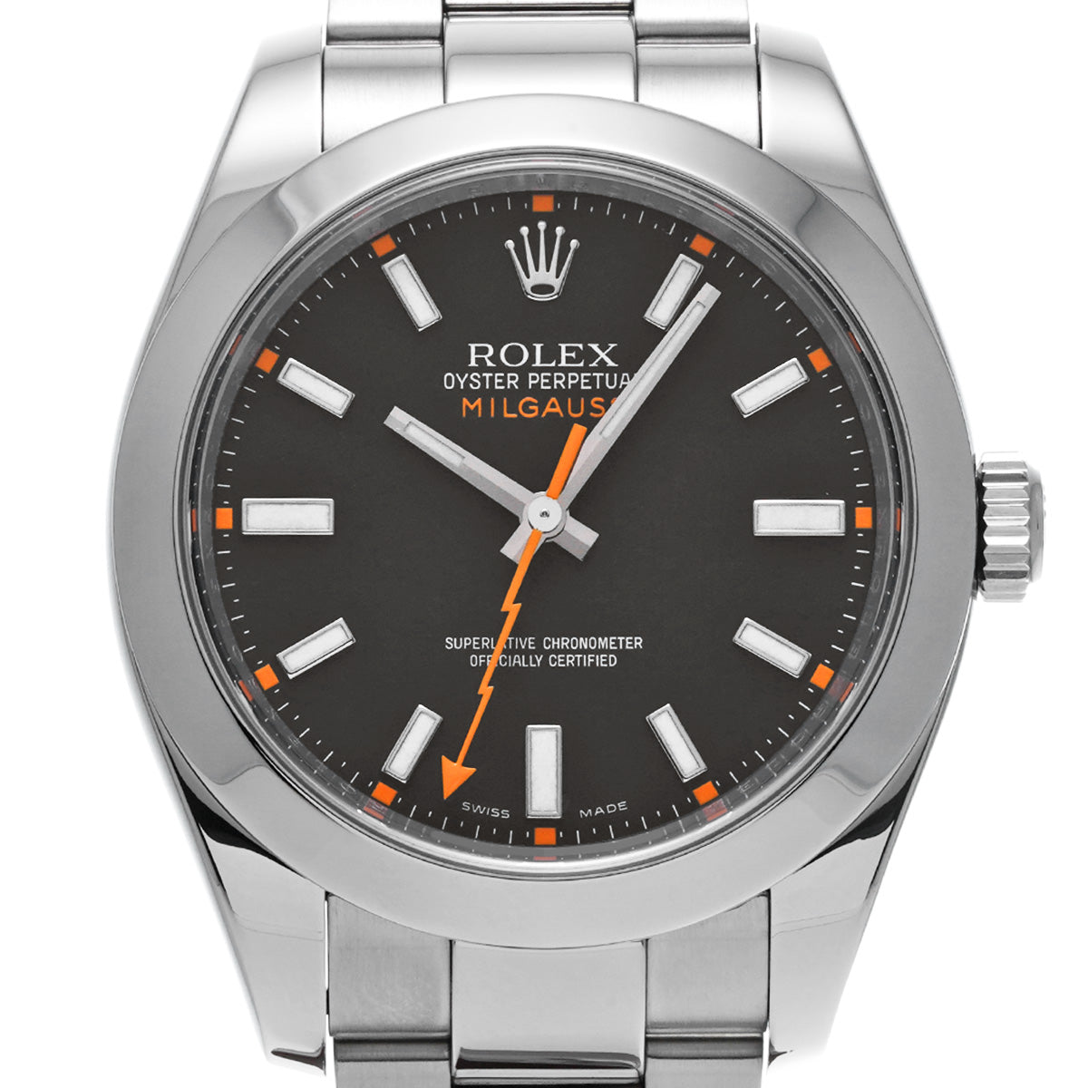 Milgauss 116400 V (manufactured around 2010) Black ROLEX Men's [Pre-Owned].