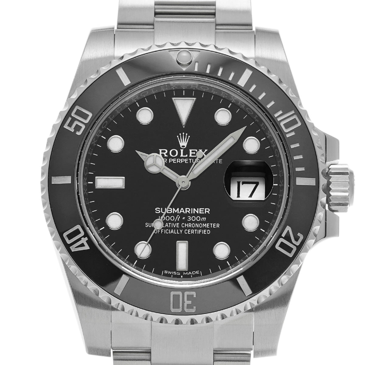 Submariner Date 116610LN Random Serial Black ROLEX Men's [Pre-Owned].