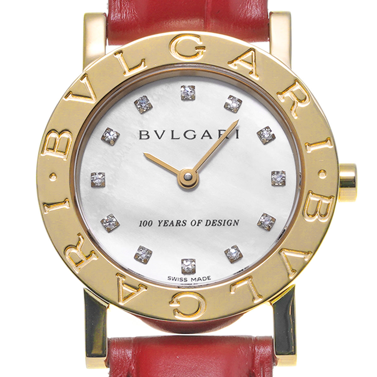 Bulgari Bulgari BB26GL White MOP/Diamond BVLGARI Ladies [Pre-Owned].