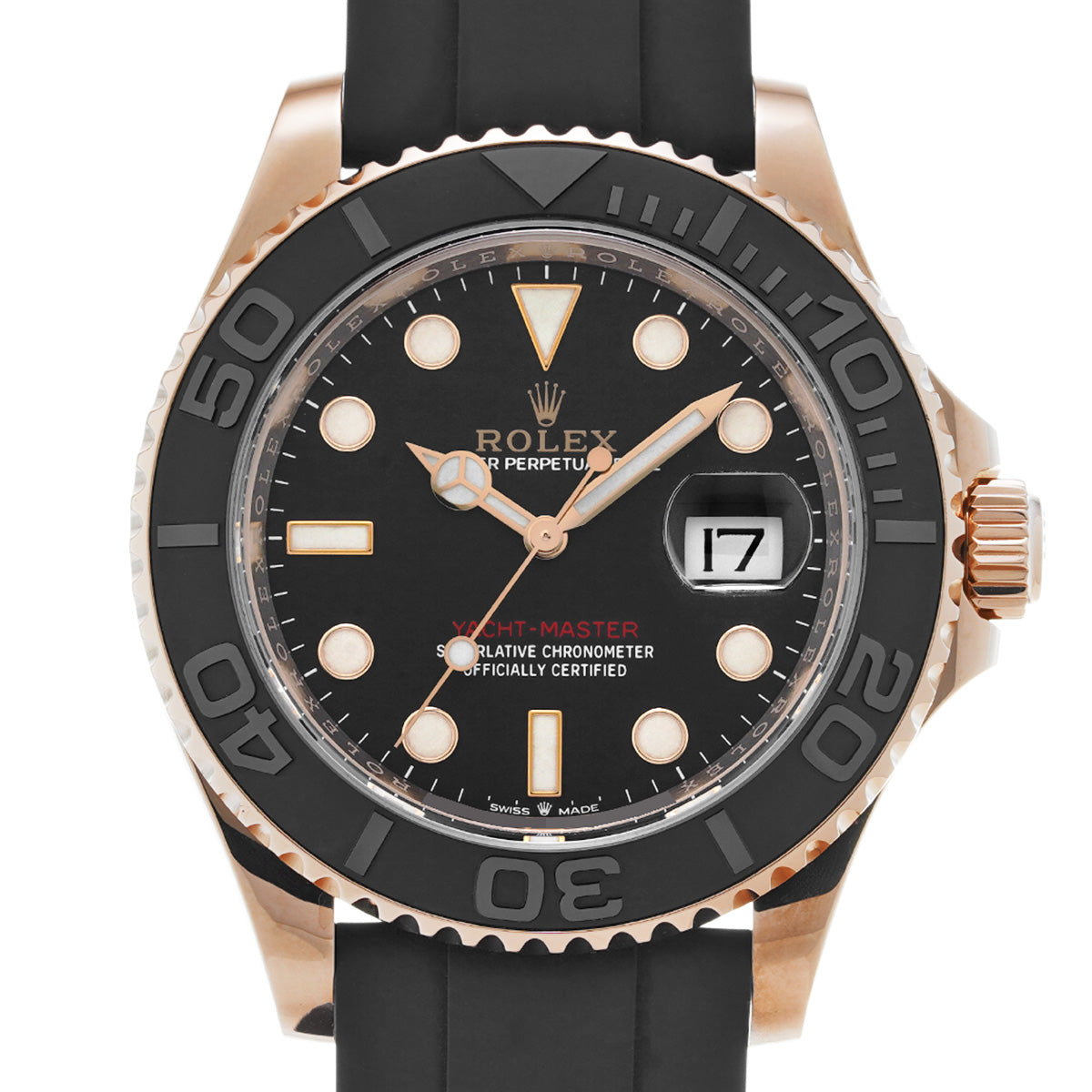 Yacht-Master 40 126655 Random Serial Black ROLEX Men's [Pre-Owned].