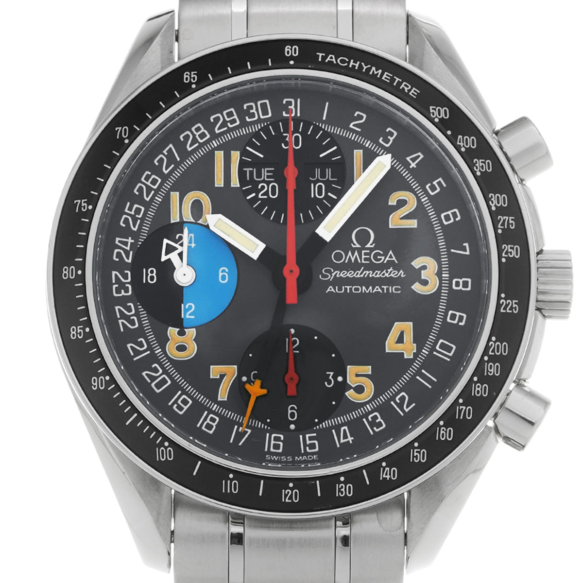 Speedmaster Mark 40 AM/PM 3520.53 Gray/Black OMEGA Men's [Pre-Owned].