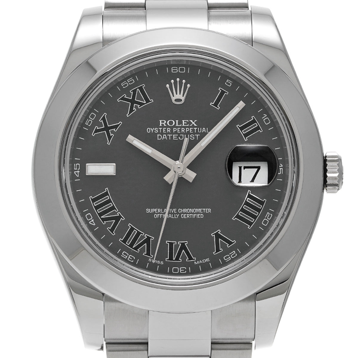 Datejust II 116300 Random Serial Black ROLEX Men's [Pre-owned].