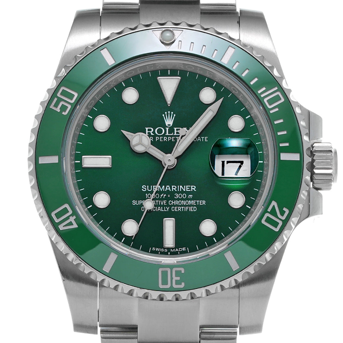 Submariner Date 116610LV Random Serial Green ROLEX Men's [Pre-Owned].