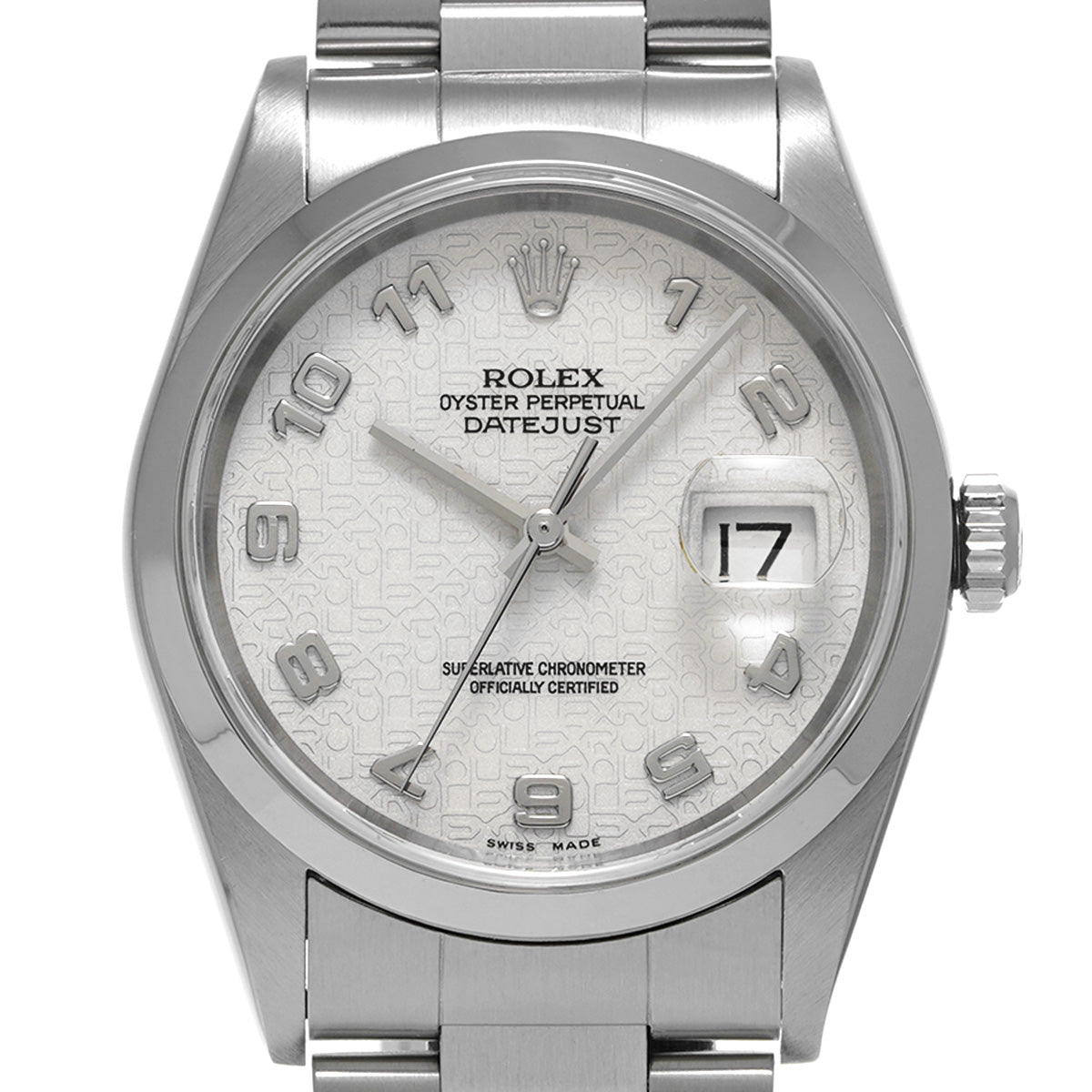 Datejust 16200 P (made around 2000) Ivory Computer ROLEX Men's [Pre-Owned].