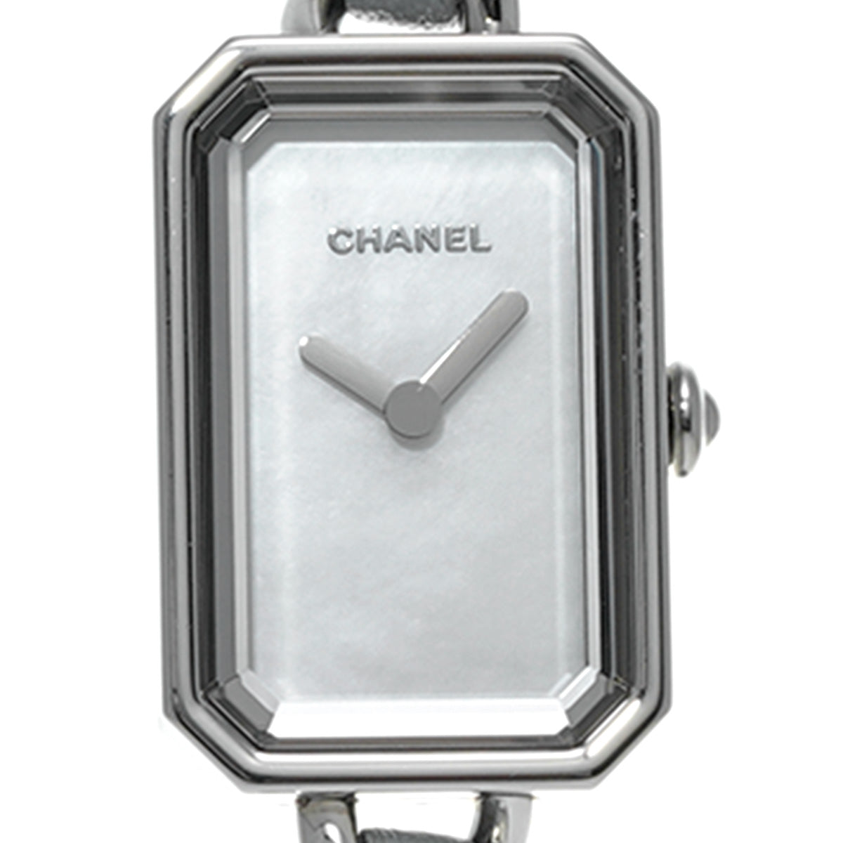H4327 Premiere Lock White MOP CHANEL Ladies [Pre-owned].