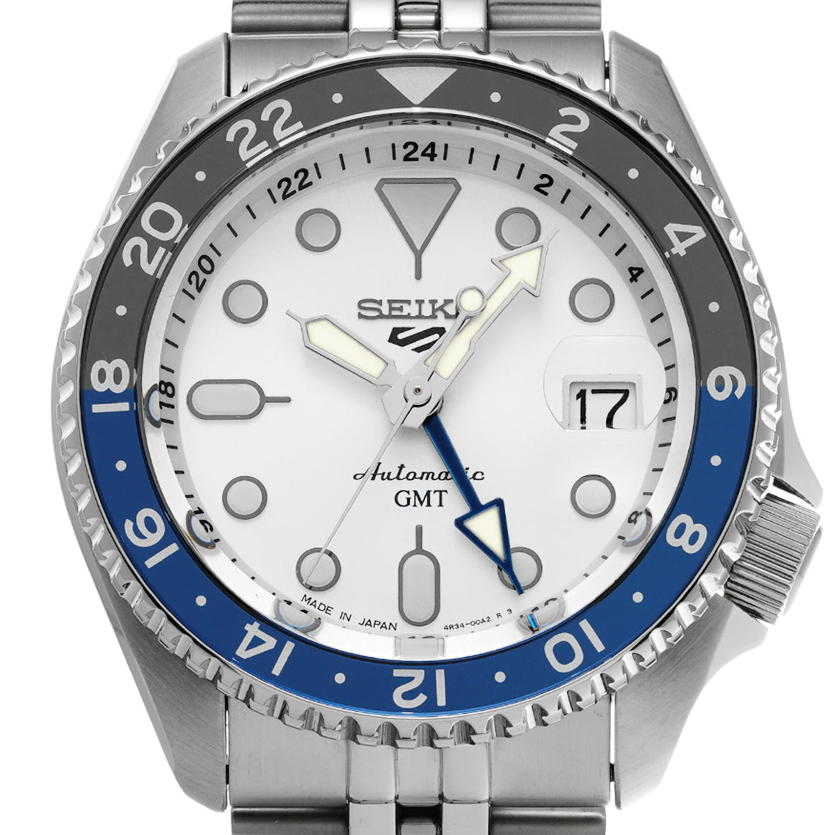5 Sport SKX Sport Style Mechanical GMT SBSC017 Silver SEIKO Men's [Pre-Owned].