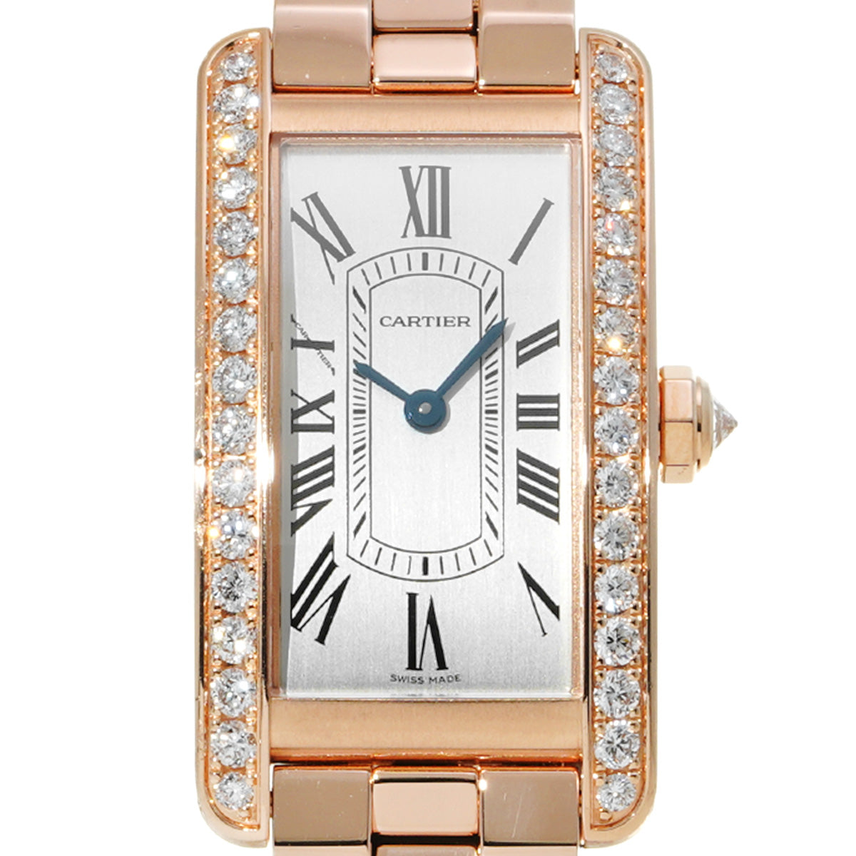 Tank American WJTA0044 Silver CARTIER Ladies [Pre-owned]