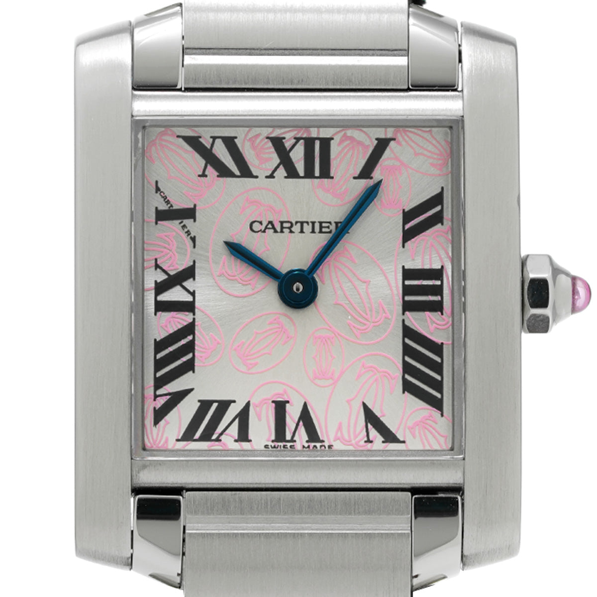 Tank Francaise SM W51031Q3 Silver CARTIER Ladies [Pre-owned]