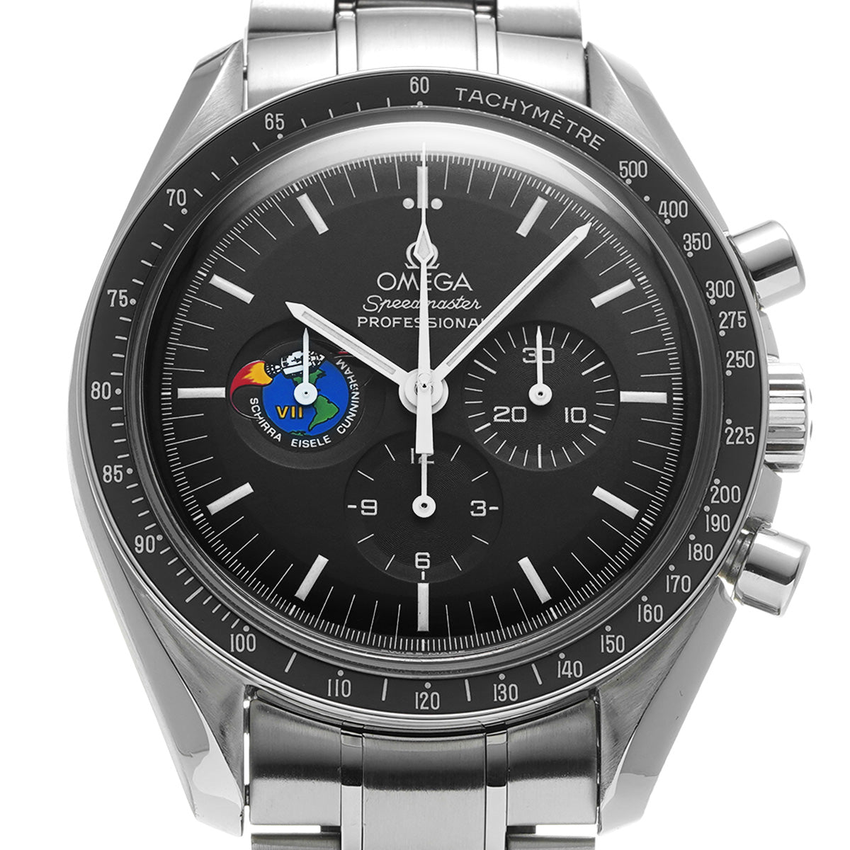 Speedmaster Professional Missions Apollo 7 3597.11 Black OMEGA Men's [Pre-owned]