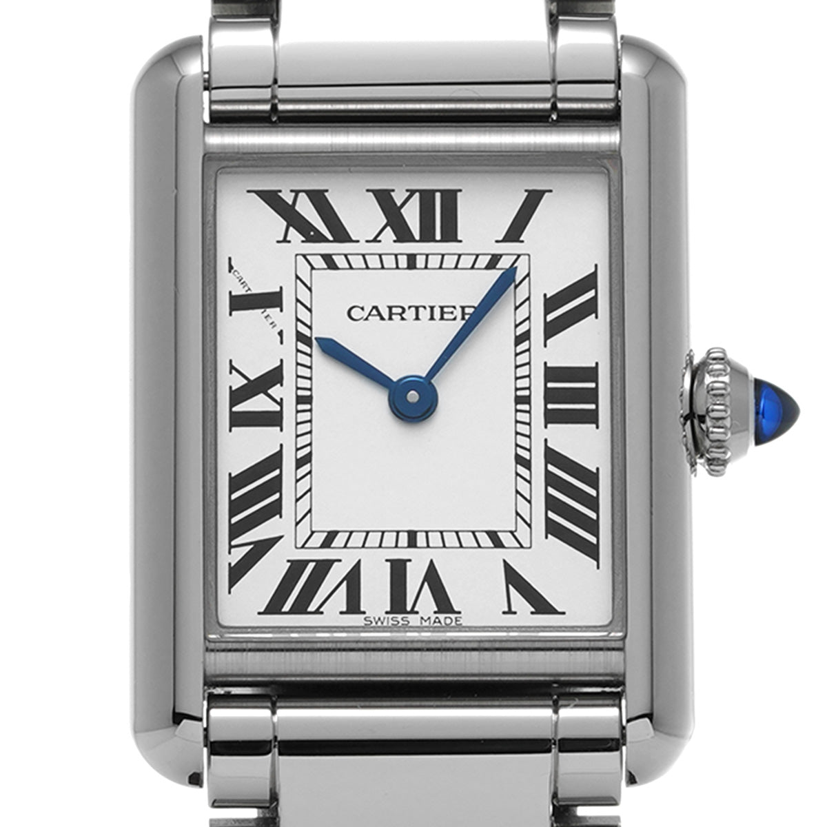Tank Must SM WSTA0051 Silver CARTIER Ladies [Pre-owned]