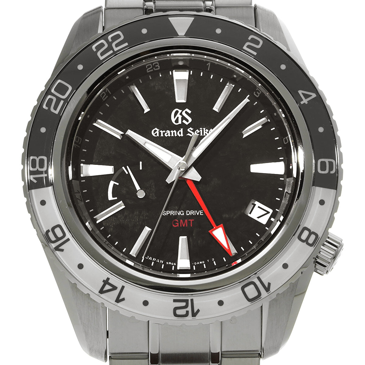 Spring Drive GMT SBGE277 Black Grand Seiko Men's [Pre-Owned].