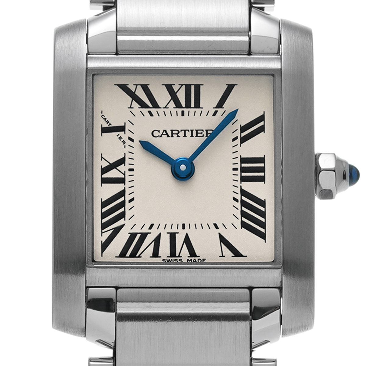 Tank Francaise SM W51008Q3 Silver CARTIER Ladies [Pre-owned]