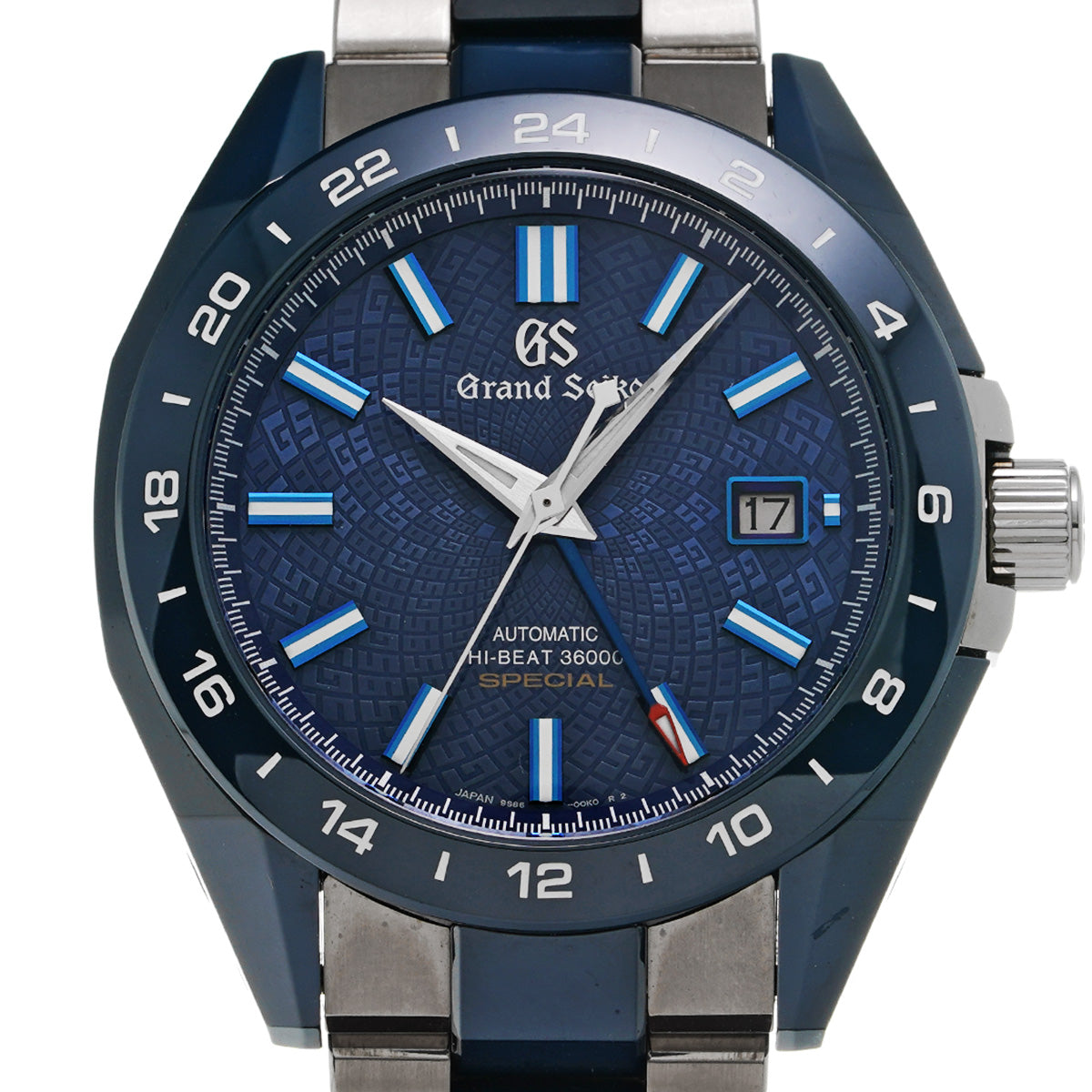 Sports Collection Mechanical High Beat 36000 GMT Caliber 9S 20th SBGJ229 Blue Grand Seiko Men's [Pre-Owned].