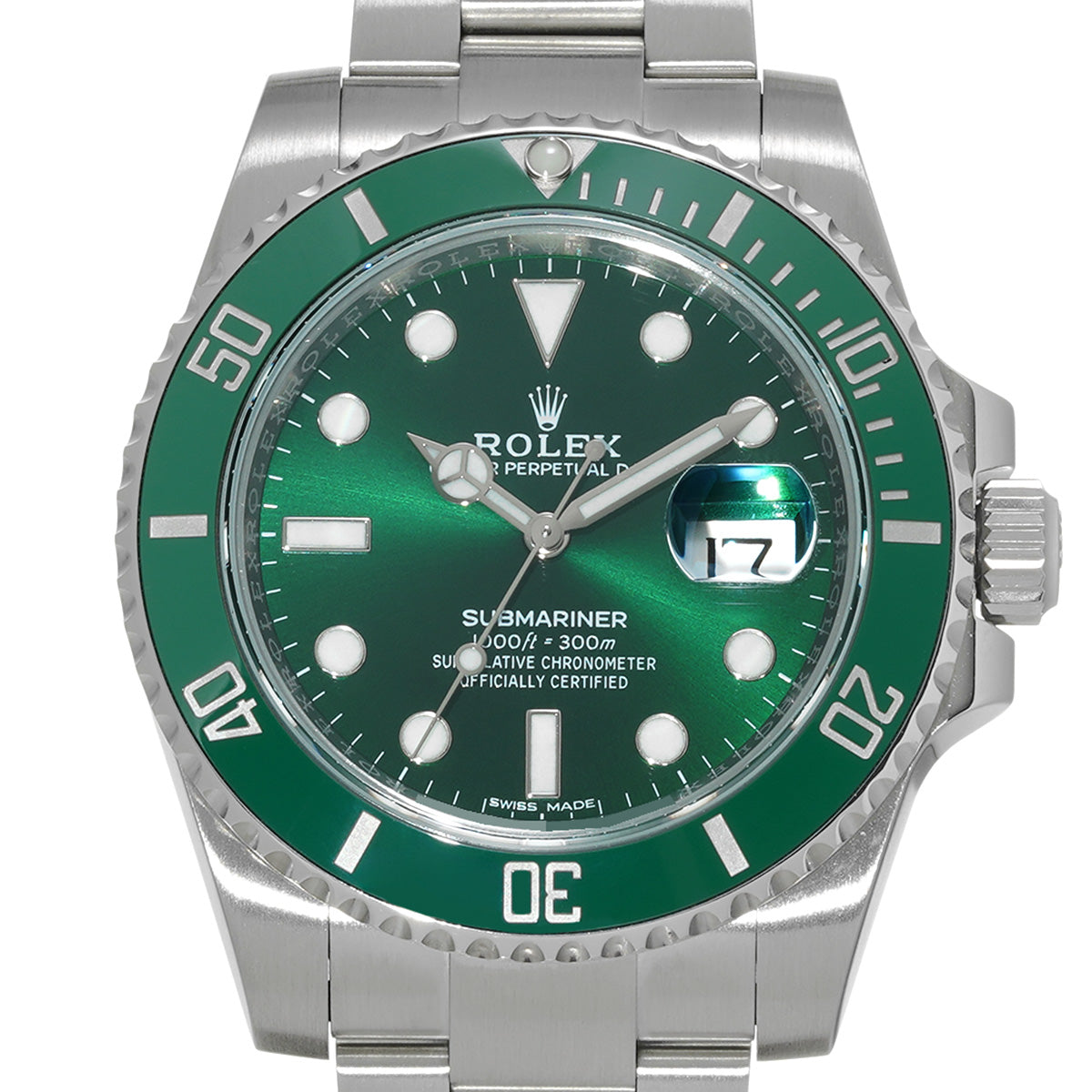 Submariner Date 116610LV Random Serial Green ROLEX Men's [Pre-Owned].