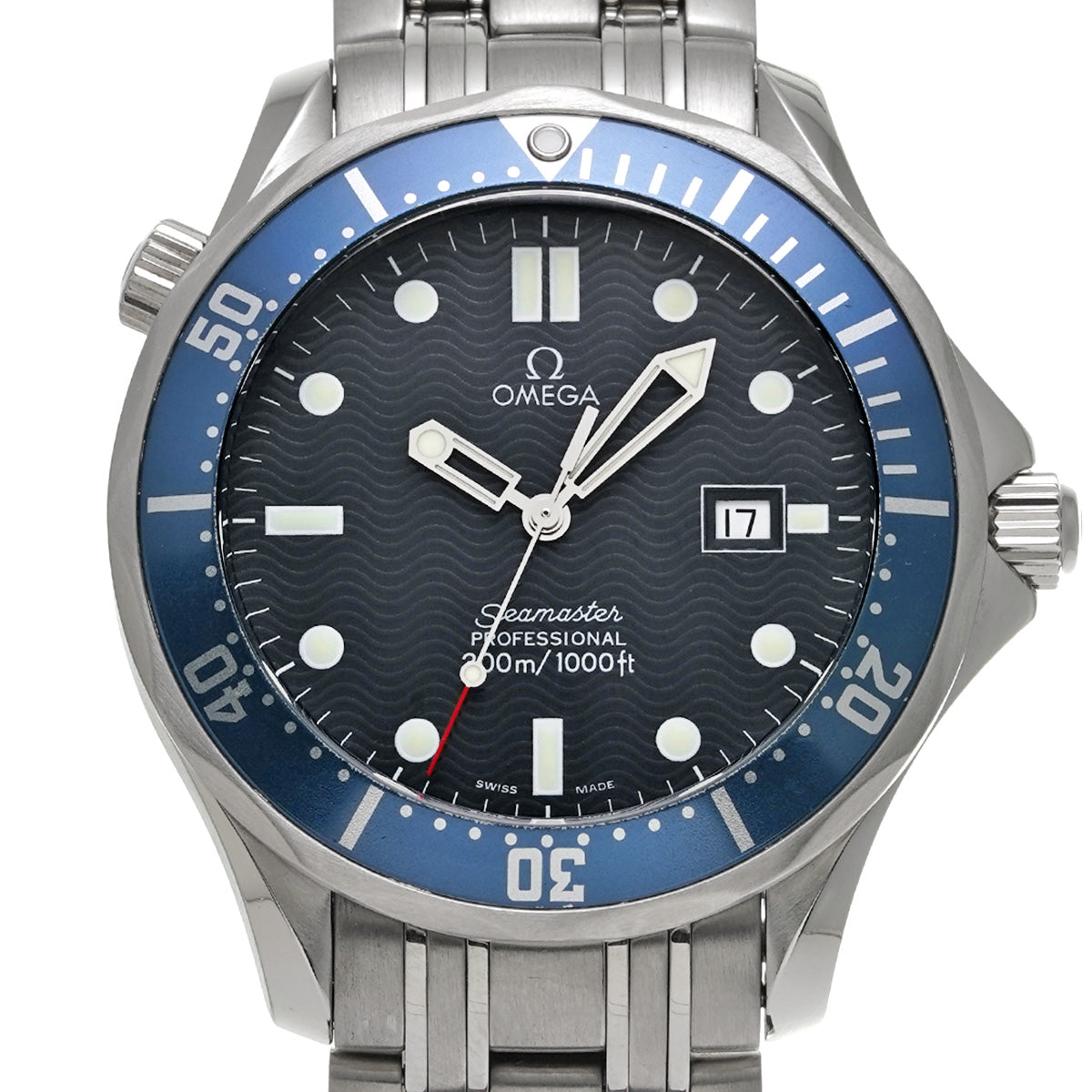2541.80 Seamaster Professional 300 Blue OMEGA Men's [Pre-owned].