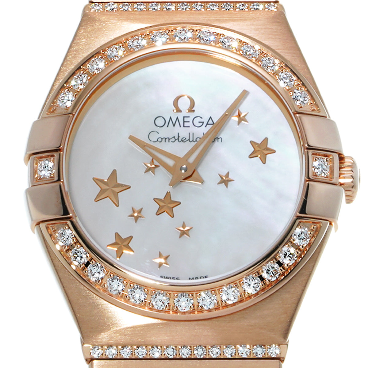 Constellation 123.55.24.60.05.004 White MOP OMEGA Ladies [Pre-owned].