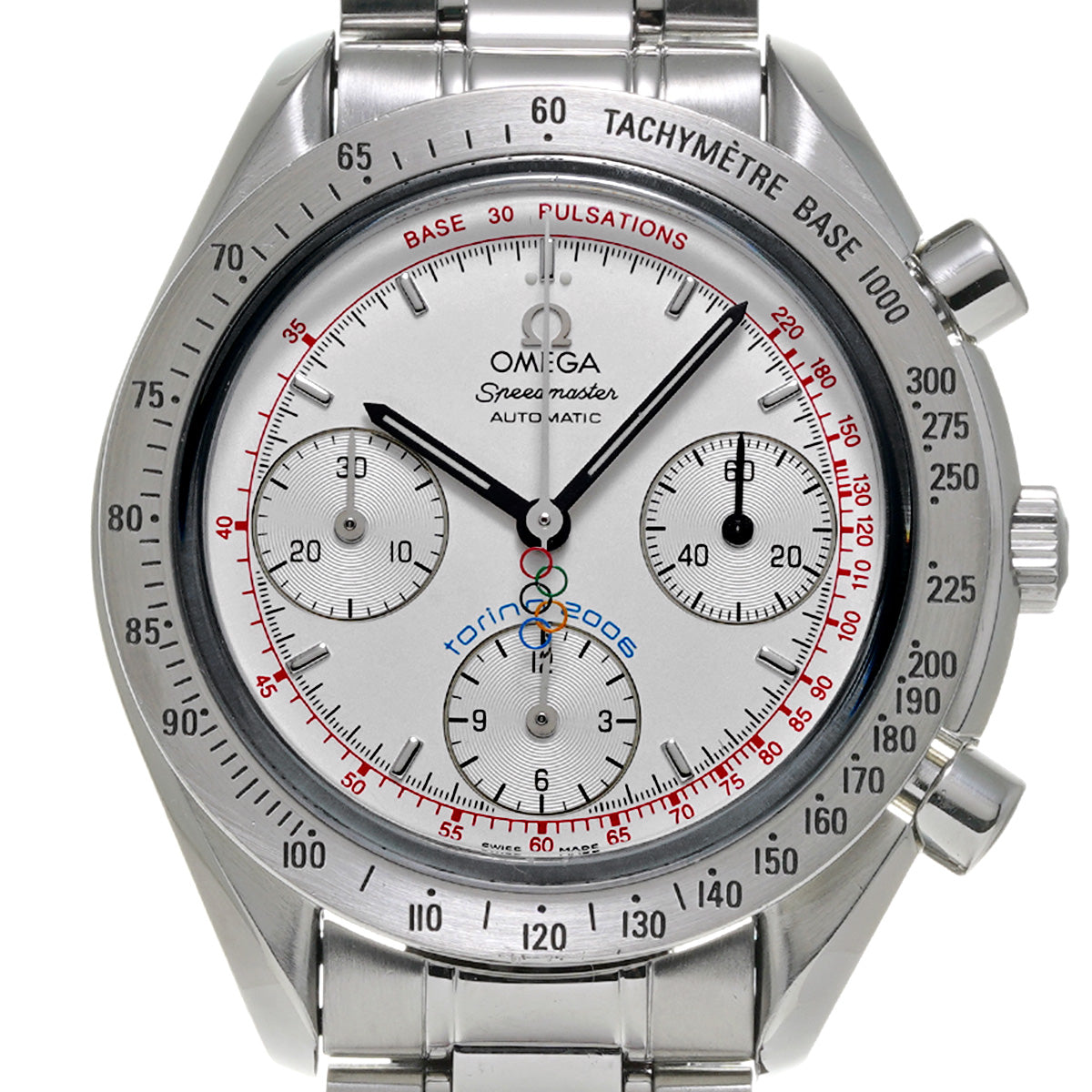 Speedmaster Automatic 2006 Torino Olympic Games 3538.30 Silver OMEGA Ladies [Pre-owned]