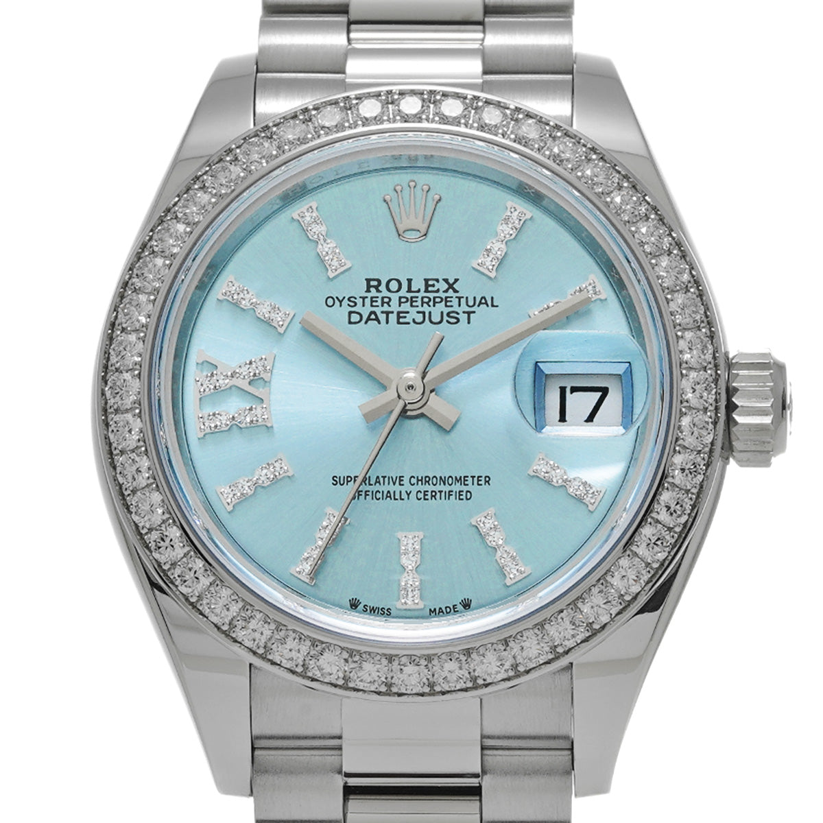 Lady Datejust 279136RBR Random Serial Ice Blue/Diamond ROLEX Ladies [Pre-Owned].