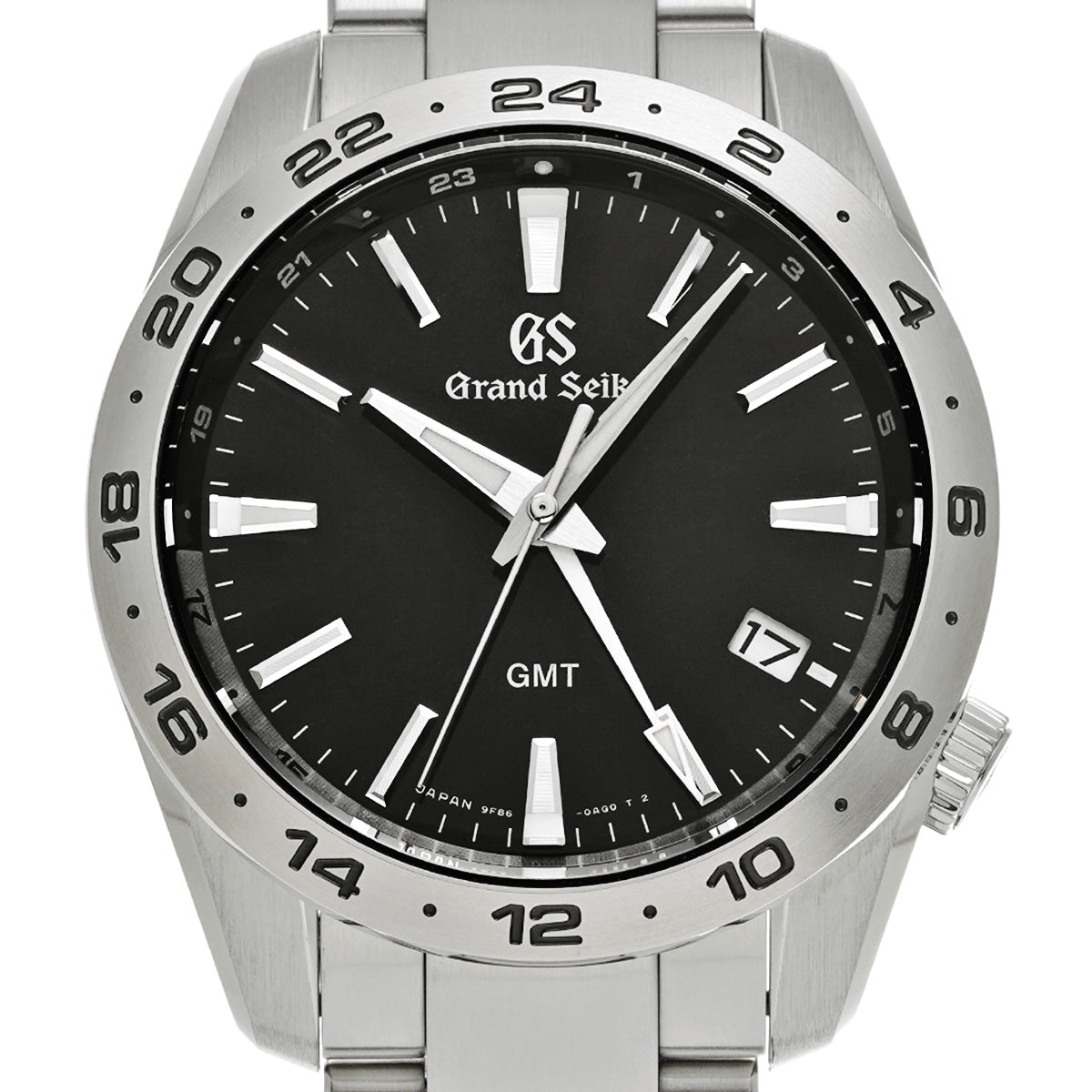 Sport Collection Quartz GMT SBGN027 Black Grand Seiko Men's [Pre-Owned].